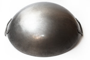 16 Inch Carbon Steel Craft Wok Heavy Canton Style  (Round Bottom) / 731W87