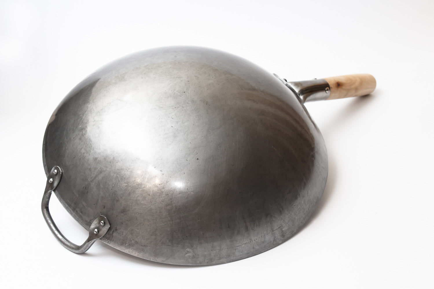 Craft Wok Grote 45 cm zware kanton stijl hand gehamerd koolstofstaal wok (ronde bodem)/731W87-45,7 cm Craft Wok Grote 45 cm zware kanton stijl hand gehamerd koolstofstaal wok (ronde bodem)/731W87-45,7 cm